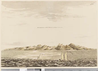 Side 16 Otaheite, når Point Venus bærer S.W. ved W. 5 miles unna, 1768-75 (wc)