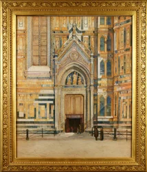 Sørdøren til Duomo, Firenze, Italia