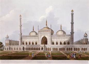 Moskeen i Lucknow, 1824
