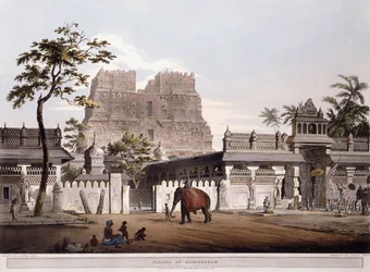 Pagoda ved Ramisseram, 1803