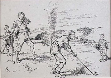 The Absent Minded Golfer, illustrasjon fra 