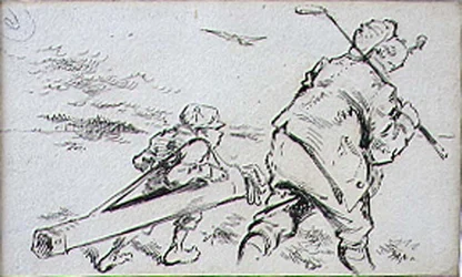 The Bumbling Golfer, illustrasjon fra 