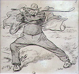 The Chaotic Golfer, illustrasjon fra 