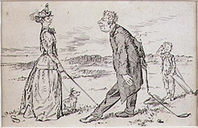 The Courteous Golfer, illustrasjon til 