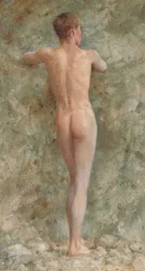 En stående mannlig akt, 1914