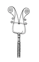 Fangstang, midten av 1500-tallet, 1843.