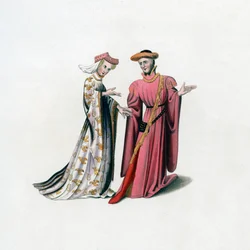 Hofkjole, 1300-tallet, 1843.