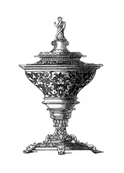 Design for en saltkjeller, 1645, 1843.
