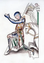 Ridder, sent på 1100-tallet, 1843.