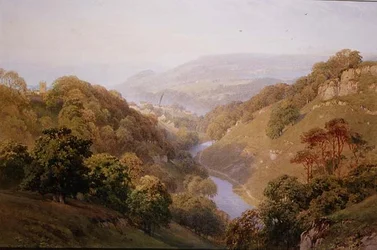 Utsikt over hei nær Barnard Castle, grevskapet Durham