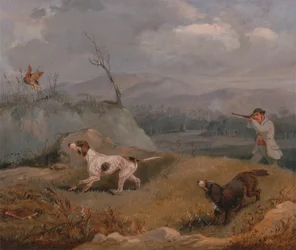 Rypejakt, ca. 1825.