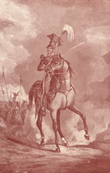 Offiser, 9. Lancers, c1825 1909