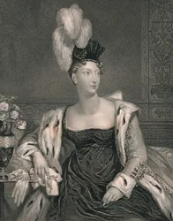 Prinsesse Charlotte, av Wales, c1817, tidlig på midten av 1800-tallet.