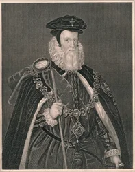 William Cecil, Lord Burghley., tidlig på midten av 1800-tallet.