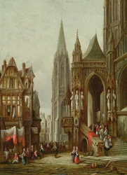 Kirkelig prosesjon inn i en katedral