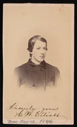 Portrett av Henry Wood Elliott 1846-1930, 1865.