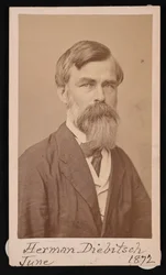 Portrett av Herman Henry Diebitsch 1818-1883, 1871.