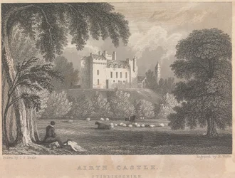 Airth Castle, Stirlingshire; side 4 (bind én)