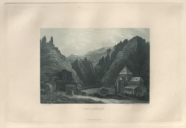 Det pittoreske og romantiske Rheinland: Landsbyen Altenahr, 1928.