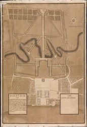 En nøyaktig plan over Greenwich Park, ca. 1700 (lerret)