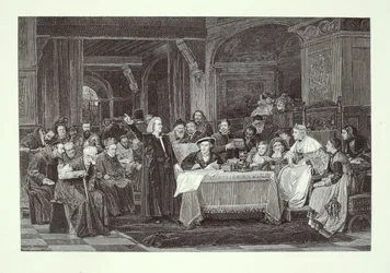 Columbus ved Isabellas hoff