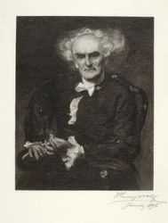 Joseph Jefferson som «Dr. Pangloss»