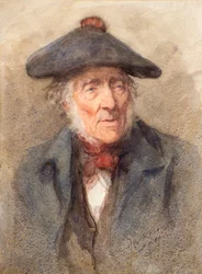A Bonnet Laird, ca. 1905 (akvarell)