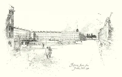 Finsbury Square, fra Artillery Place, London