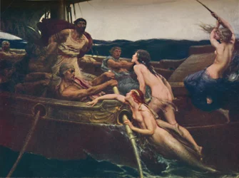 Ulysses and the Sirens, 1909, c1950.