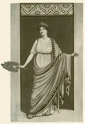 Himation. Et plagg brukt i Hellas og Roma mellom 550 f.Kr. og 300 e.Kr., 1924