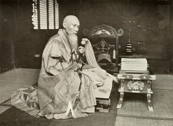 En buddhistisk abbed, 1910.