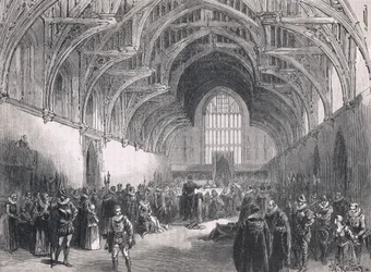 Statsrettssak i Westminster Hall på tiden til Elizabeth I