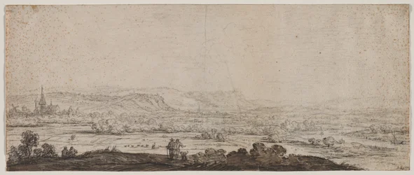 Landskap med landsbyen Schenkenschanz, Gelderland