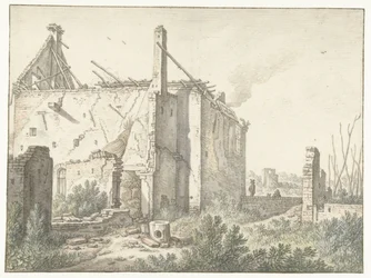 Ruin av et hus i Utrecht
