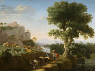 Landskap (olje på lerret)