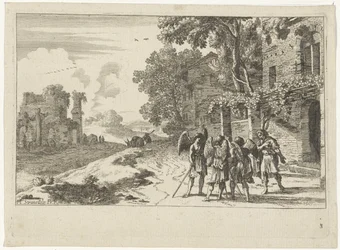 Abraham tar imot de tre englene Det gamle testamente skildringer (serietittel)