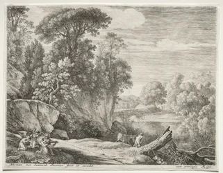 Eselet ledet til elven, ca. 1652-1654.