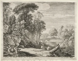The Flight into Egypt: The Donkey Led to the River.