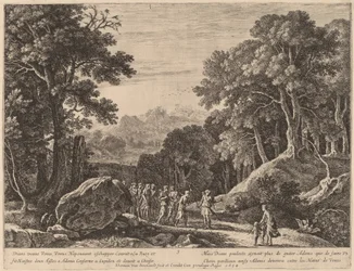 Venus tilbyr Diana et valg mellom Amor og Adonis