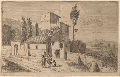 Utsikt over et kloster
