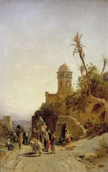 Den avgående karavanen, Bethanin, ca. 1880