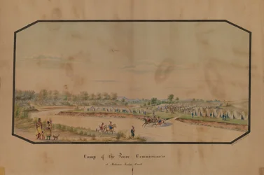 Fredskommisjonærenes leir ved Medicine Lodge Creek