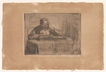 Jødisk mann som leser