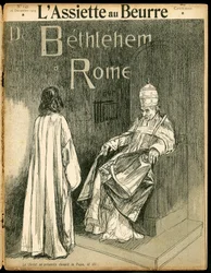 Omslag til "" The Butter Plate"", nummer 143, Satirique en N & B