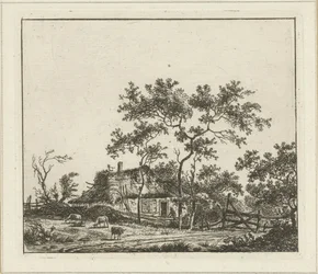 Landskap med gård Seks landskap (tittel på objekt)