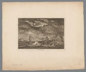 Utsikt over Spakenburg Spakenburg (tittel på objekt) Visende landskap (serietittel)