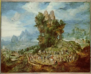 Korsfestelsen. Olje (oljemaleri)