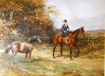 Lady Denman (1884-1954) (olje på lerret)