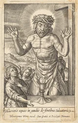 The Blood of the Redeemer æret av to engler, før 1619.