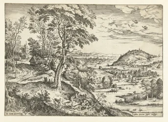 Cephalus og Procris Landskap med bibelske og mytologiske scener (serietittel)